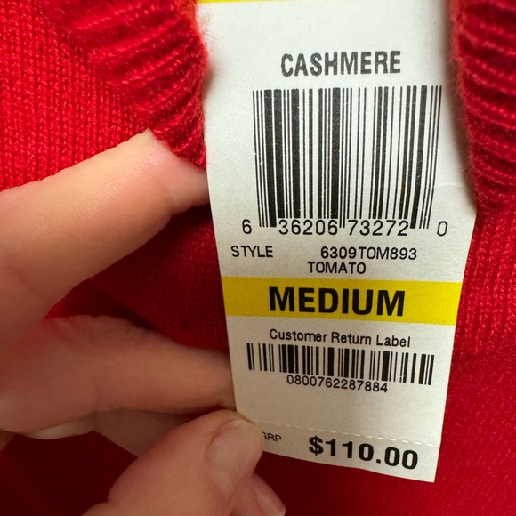 100% Cashmere Medium turtleneck sweater size - Picture 4 of 7